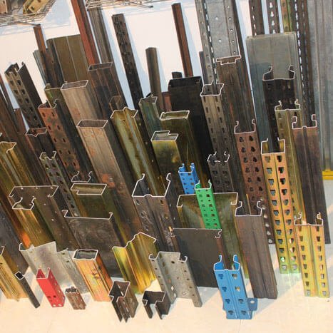 storage racks and beams